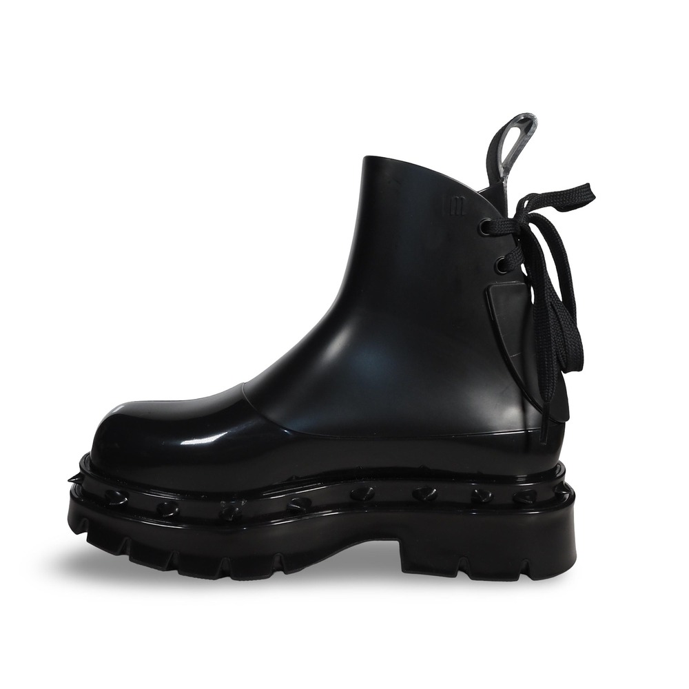 Melissa x Undercover Spikes Platform Combat Boots Women's 8 Black Studded Vegan - Picture 6 of 11